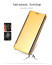Vaku ® Samsung Galaxy Note 4 Mate Smart Awakening Mirror Folio Metal Electroplated PC Flip Cover
