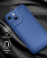 Vaku ® Apple iPhone 15 / 15 Plus PU Leather Texture Soft Non-Slip Grip TPU Shockproof Phone Case Back Cover