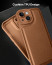 Vaku ® Apple iPhone 15 / 15 Plus PU Leather Texture Soft Non-Slip Grip TPU Shockproof Phone Case Back Cover