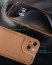 Vaku ® Apple iPhone 15 / 15 Plus PU Leather Texture Soft Non-Slip Grip TPU Shockproof Phone Case Back Cover