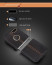 Vorson ® Apple iPhone 5 / 5S / SE Lexza Series Double Stitch Leather Shell with Metallic Logo Display Back Cover