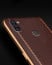 Vaku ® Samsung Galaxy A11 Vertical  Leather Stitched Gold Electroplated Soft TPU Back Cover
