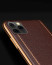 Vaku ® For Apple iPhone 11 Pro Vertical Leather Stitched Gold Electroplated Soft TPU Back Cover