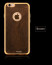 MeePhone ® For Apple iPhone 6 Plus / 6S Plus Jade Precious Stone Finish Gold Electroplated Bumper + Metallic Logo Display Silicon Back Cover