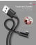 Rock ® L-Shaped Nylon Braided Fast Charging Lightning Data Cable