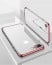 Vaku ® Apple iPhone 8 Plus CAUSEWAY Series Electroplated Shine Bumper Finish Full-View Display + Ultra-thin Transparent Back Cover
