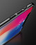 Vaku ® Apple iPhone X / XS Chromaina Wireless Edition Soft Chrome 4 Frames Plus Ultra-Thin Case Glass Cover