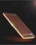 Vaku ® Oppo F1 Plus Leather Stitched Gold Electroplated Soft TPU Back Cover