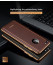 VAKU ® Vertical Leather Stitched Gold Electroplated Soft TPU Back Cover