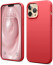 Vaku Luxos ® For Apple iPhone 13 Pro Max Liquid Silicon Velvet-Touch Silk Finish Shock-Proof Back Cover [ Only Back Cover ]