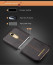 Vaku ® Redmi Note 3 Lexza Series Double Stitch Leather Shell with Metallic Logo Display Back Cover