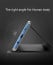Vaku ® Vivo V9 Mate Smart Awakening Mirror Folio Metal Electroplated PC Flip Cover