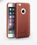Vaku ® Apple iPhone 6 / 6S King Series 4-Layer Stitched Textured Leather Shell with Logo Display Back Cover