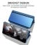 Vaku ® Oppo F11 Pro Mate Smart Awakening Mirror Folio Metal Electroplated PC Flip Cover