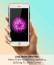 Vaku ® Apple iPhone 6 / 6S Ling Series Ultra-thin Mirror Finish Metal Electroplating Splicing PC Back Cover