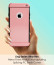 Vaku ® Apple iPhone 6 / 6S Ling Series Ultra-thin Mirror Finish Metal Electroplating Splicing PC Back Cover