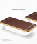 VAKU ® VIVO V5 / V5s Leather Stiched Gold Electroplated Soft TPU Back Cover