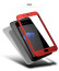Vaku ® VIVO Y66 7D Series PC Case  Dual-Colour Finish 3-in-1 Ultra-thin Slim Front Case + Tempered + Back Cover