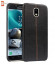 Vaku ® Samsung Galaxy J7 Pro Lexza Series Double Stitch Leather Shell with Metallic Camera Protection Back Cover