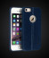 Vorson ® Apple iPhone 5 / 5S / SE Lexza Series Double Stitch Leather Shell with Metallic Logo Display Back Cover