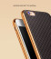 Vorson ® Apple iPhone 6 / 6S Checkerbox Patterned Gold Electroplated Soft TPU Back Cover