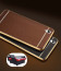 Vaku ® Oppo F1 Plus Leather Stitched Gold Electroplated Soft TPU Back Cover