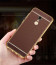 VAKU ® XIAOMI Redmi Note 4 Leather Stitched Gold Electroplated Soft TPU Back Cover