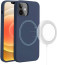 Vaku ® iPhone 12 Mini Fluid Silicon Magnetic Case Back Cover