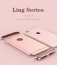 Joyroom ® Apple iPhone 5 / 5S / SE Ling Series Ultra-thin Metal Electroplating Splicing PC Back Cover