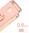 Vorson ® Apple iPhone 6 / 6S Ling series Ultra Thin Electroplating Splicing PC + Inbuilt Metal Ring Kickstand Back Cover