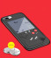 Vaku ® Apple iPhone 8 Retro Video Gaming Console 26 in 1 Games Like Tetris, Shooting, Racing, Tank, Memory etc. + Drop-Protection Back Cover