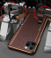 Vaku ® For Apple iPhone 11 Pro Vertical Leather Stitched Gold Electroplated Soft TPU Back Cover