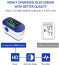 Vaku Luxos ® Fingertip Pulse Oximeter, Multipurpose Digital Monitoring Pulse Meter Rate & SpO2 with LED Digital Display