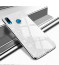 VAKU ® Xiaomi Redmi Note 7 / Note 7 Pro Glossy Marble with 9H hardness tempered glass overlay Back Cover