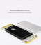 Vaku ® Apple iPhone 6 / 6S Ling Series Ultra-thin Mirror Finish Metal Electroplating Splicing PC Back Cover