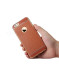 VAKU ® Apple iPhone 6 / 6S Leather Stitched Gold Electroplated Soft TPU Back Cover