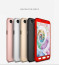 Vaku ® Oppo A57 360 Full Protection Metallic Finish 3-in-1 Ultra-thin Slim Front Case + Tempered + Back Cover
