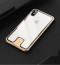 Vaku ® Apple iPhone XS Max Metal Slider Toughened Glass Finish Back Cover