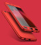 Vaku ® Samsung Galaxy J7 Prime 7D Series PC Case  Dual-Colour Finish 3-in-1 Ultra-thin Slim Front Case + Tempered + Back Cover
