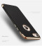 VAKU ® Apple iPhone 7 Clint Leather Grained Series Ultra-thin Metal Electroplating Splicing PC Back Cover