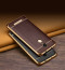 VAKU ® XIAOMI Redmi Note 3 Leather Stitched  Gold Electroplated Soft TPU Back Cover