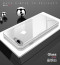 Vaku ® Apple iPhone 8 Plus GLASSINO Luxurious Edition Soft Silicone 4 Frames + Ultra-Thin Case Transparent Cover