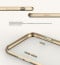 Rock ® Apple iPhone 6 / 6S Kani Protective Shell Aluminium Bumper combined + TPU Back Cover