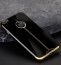 Shengo ® Apple iPhone 6 / 6S Piano Black Liner Series 2K Electroplated Finish Logo Display TPU Back Cover