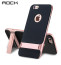 Rock ® Apple iPhone 6 / 6S Royle Case Ultra-thin Dual Metal + inbuilt Stand Soft / Silicon Case
