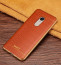 VAKU ® XIAOMI Redmi Note 4 European Leather Stitched Gold Electroplated Soft TPU Back Cover