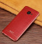 VAKU ® Samsung Galaxy A5 (2016) European Leather Stitched Gold Electroplated Soft TPU Back Cover