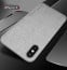Vaku ® Apple iPhone XS Luxico Series Hand-Stitched Cotton Textile Ultra Soft-Feel Shock-proof Water-proof Back Cover