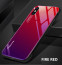 Vaku ® Apple iPhone X Optical zoom Series Glass Ultra-Shine Luxurious Tempered Finish Silicone Frame Thin Back Cover