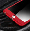 i-Paky ® Apple iPhone 6 / 6S 360 Full Protection Metallic Finish 3-in-1 Ultra-thin Slim Front Case + Tempered + Back Cover